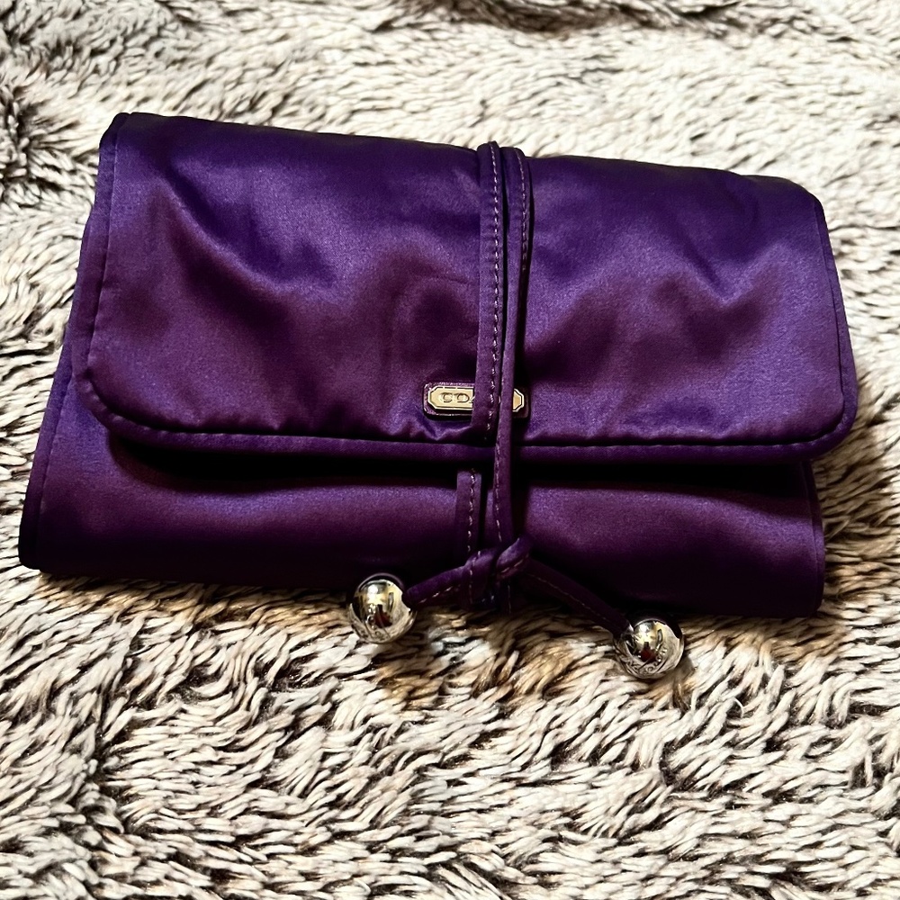 Coach Satin Folding Jewelry Roll